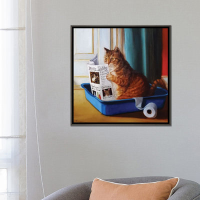 « Kitty Throne » par Lucia Heffernan-impression