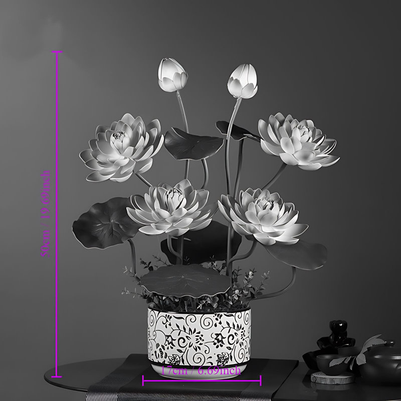 Ranunculus Arrangement in Planter, Mauve