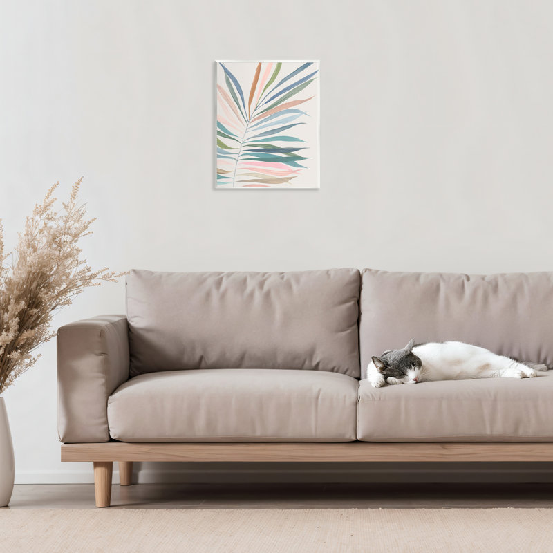 Plaque murale Tropical Harmony Palms, design par Hannah Dawson