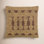 Twareg Geometric Jute / Sisal Throw Pillow