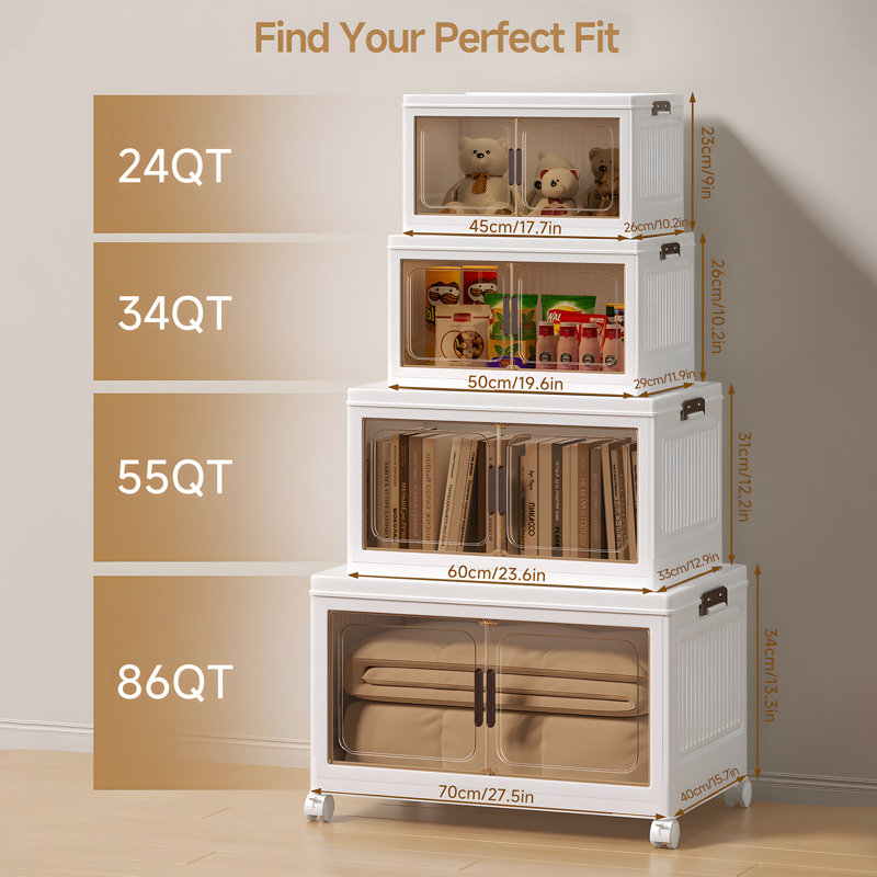 Pull Out Drawer, 3 layers - 68 Litres