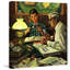 Reproduction d’art sur toile tendue, "recuperation de timbres" par stevan dohanos-15880492
