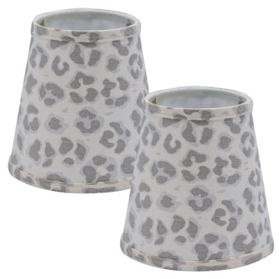 Empire Sconce Hardback Lampshade With Flame Clip Fitter, Set Of 2