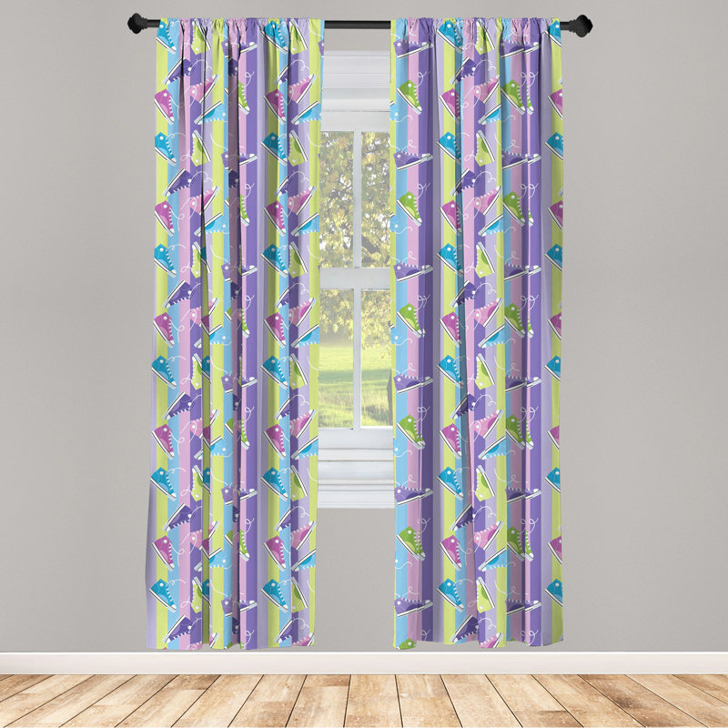 Semi-Sheer Rod Pocket Sliding Panel, 28" x 95"