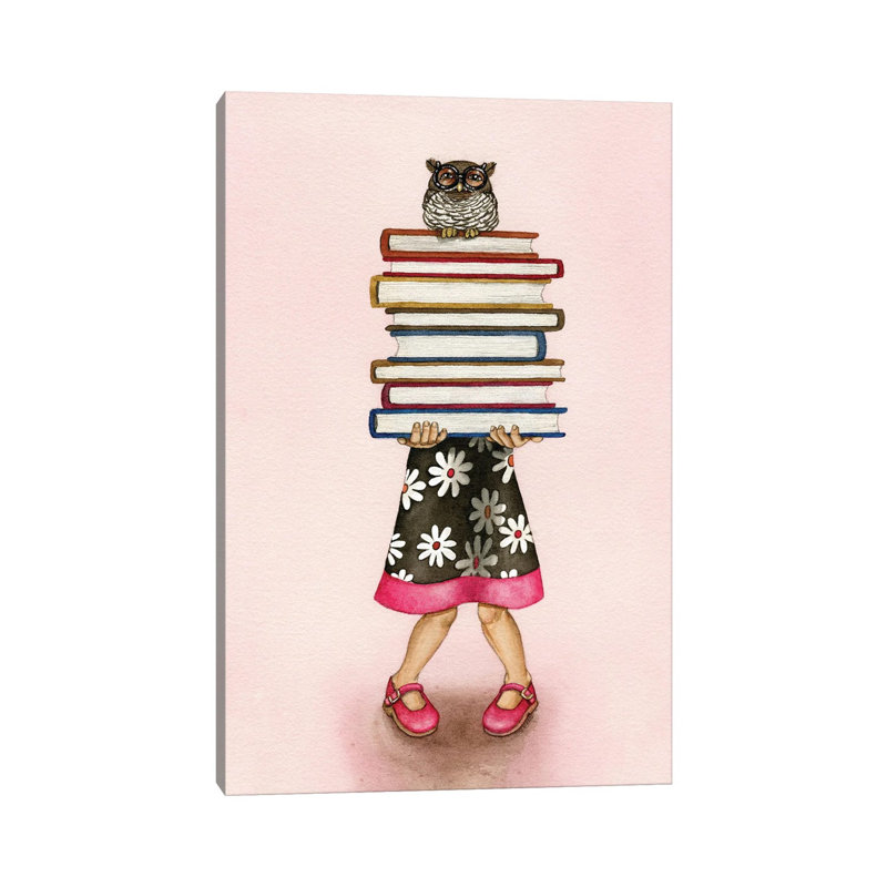 Read A Book by Tracy Lizotte - Wrapped Canvas Gallery-Wrapped Canvas Giclée, 45.72cm H x 30.48cm W x 1.9cm D