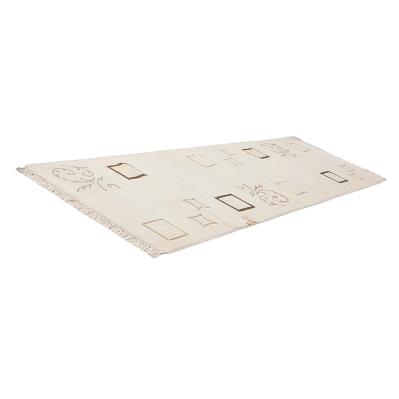 Tapis de couloir beige clair Judy