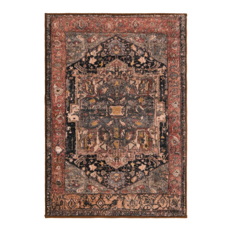 Oriental Indoor Rug, Rectangle 2'2" x 3'