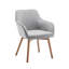 46cm H Velvet Upholstered Upholstered Back Armchair-508755830