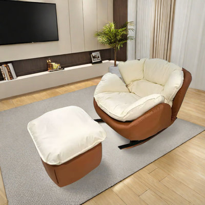Waterproof Nano Leather Rocking Chair Rocking Chair