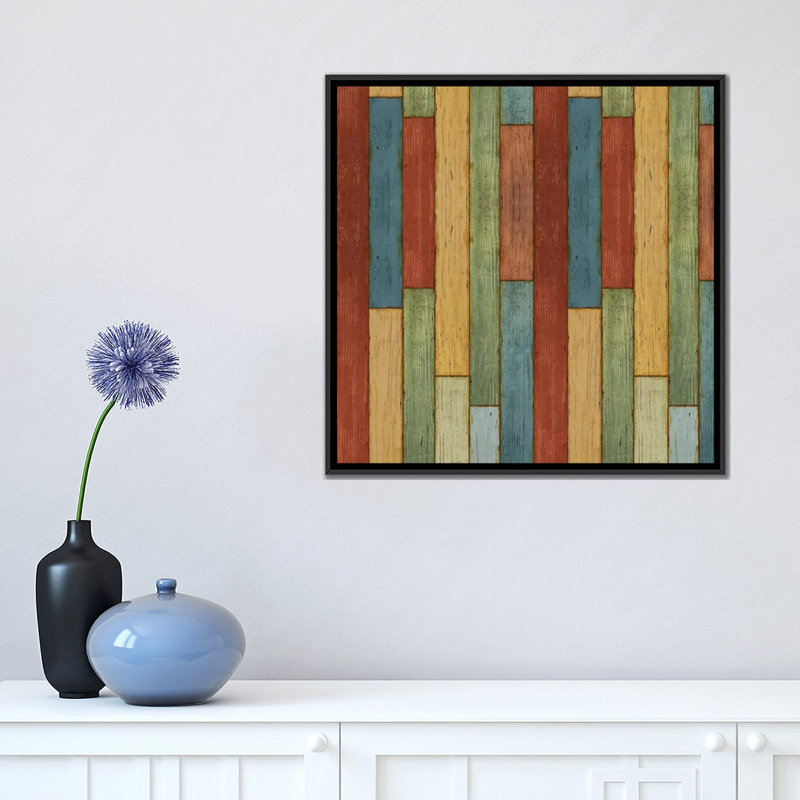 Lake Lodge: Step VII, impression sur toile tendue, H 18 po x l 18 po x P 1,5 po, Toile encadrée noire, Pas de tapis