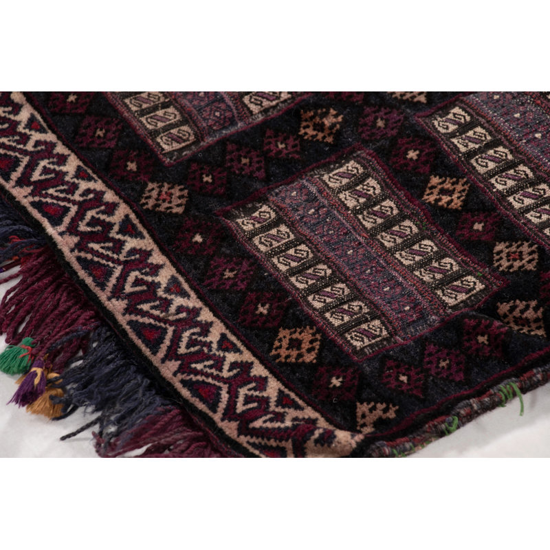 Antique Hand Knotted Wool Area Rug