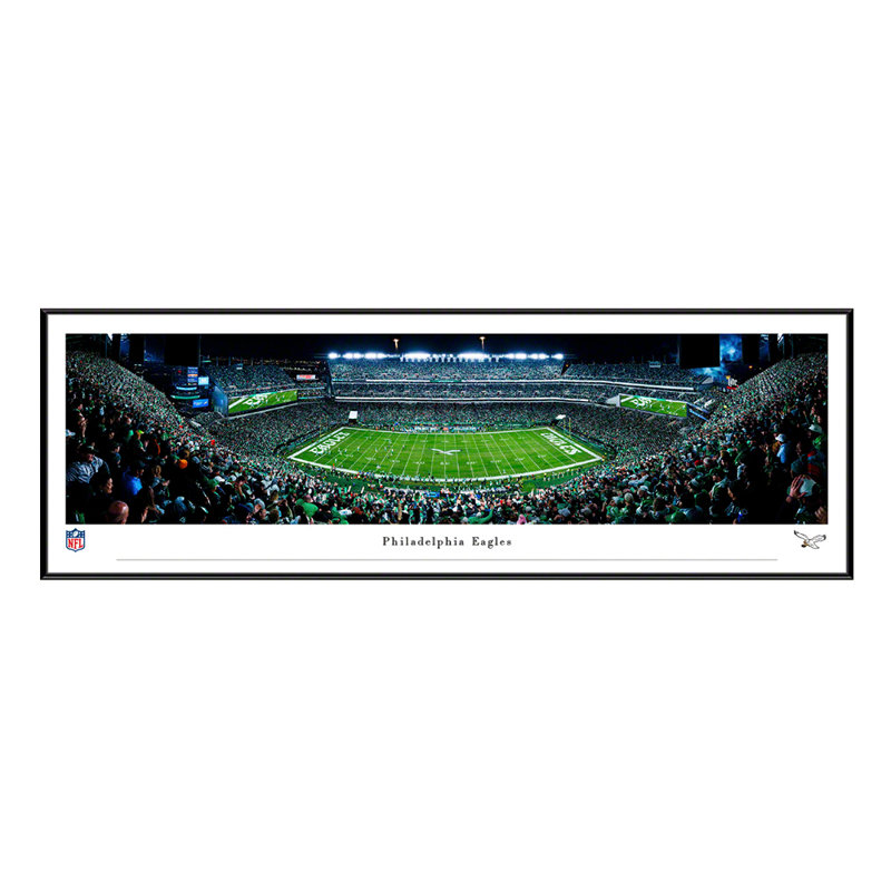 Eagles de Philadelphie, H 15 po x l 41,5 po x P 0,88 po, Structure standard, Pas de tapis
