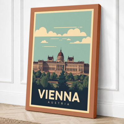 Postcard From Vienna Vintage - Print