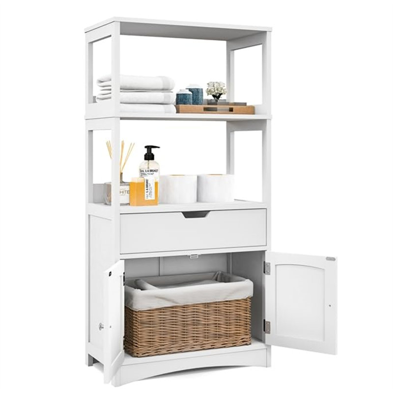 Carlino Bathroom Cabinet, White