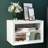 Modern Floating Bedroom Nightstand with Storage Drawer and Open Shelf