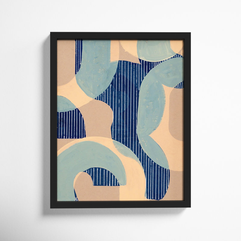 Downside Up by Andrea Stokes, 20" H x 16" W x 1.25" D, Black