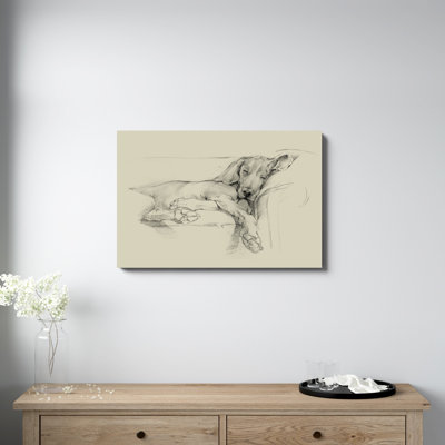 "Dog Days I" by Ethan Harper Acrylic Painting Print 