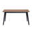 Rebi Walnut & Black Finish Dining Table