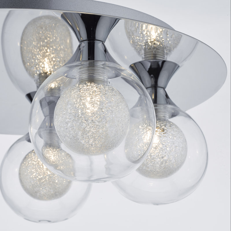 Lyndhur Glass Flush Mount