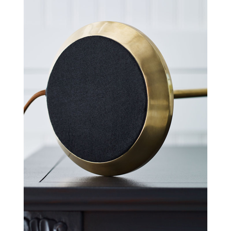 AERIN Clemente Table Lamp, Brass/Black
