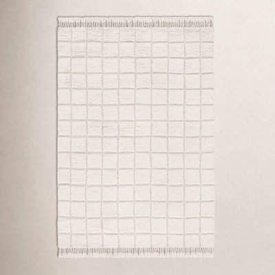 Hand-Woven Geometric Rug