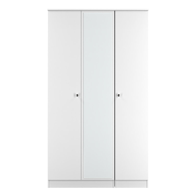Borth Manufactured Wood Wardrobe, White Matt