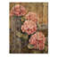 Ferme hortensias par la clôture I - Art mural en bois d'hortensias - sur bois de pin naturel-1387466764