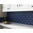 Long Hex 10.60in.x11 in. Glass Mosaic Tile-102317164
