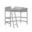 Twin Size Solid Wood Loft Bed with Ladder, Safety Guard Rails, Slat Support, No Box Spring Needed-1625910210
