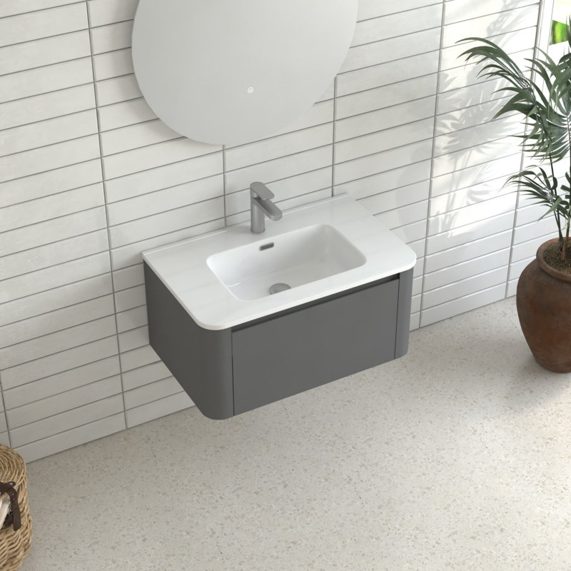 Armoire de salle de bain murale avec lavabo et meuble-lavabo mural, 30"
