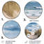Parik - plage ronde art en métal-109734473