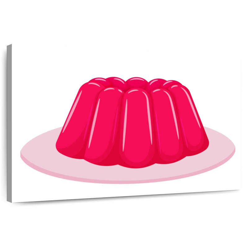 Gelée rose Yarlin, H 16 po x l 24 po