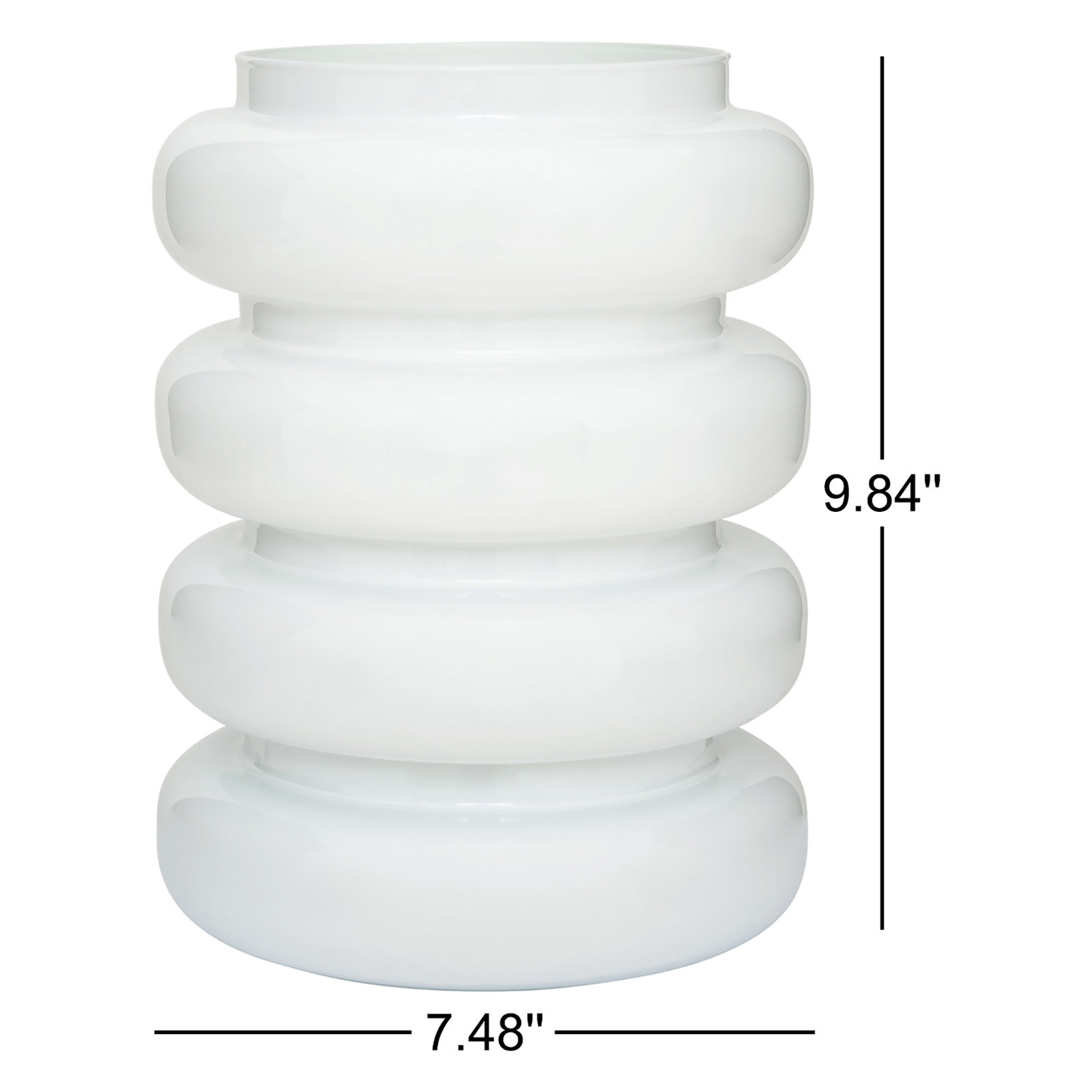 Junia 9.84'' Glass Table Vase