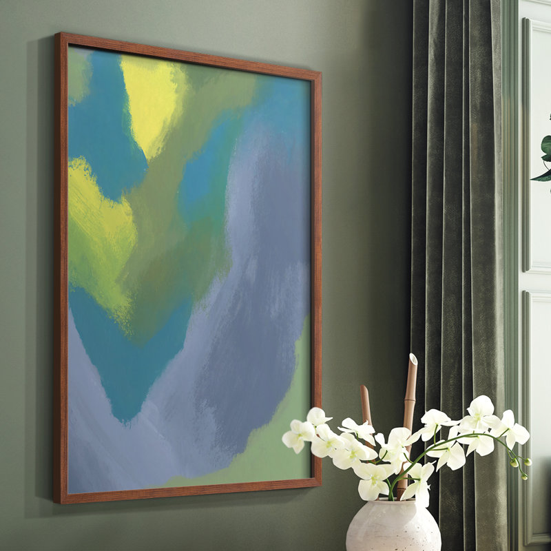 "Lost in Memories II", reproduction encadrée - bois massif, Brun, H 14 po x l 11 po