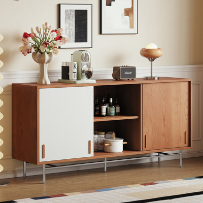 Classic Sliding Door Design Buffet Table