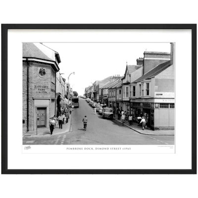 Pembroke Dock, Dimond Street C1965 by Francis Frith - Single Picture Frame Print