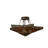 Star Mica Semi Flush Mount