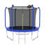 Trampoline d'extérieur avec caractéristiques de sécurité avancées et conception de rebond améliorée pour le plaisir et la forme physique