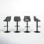 Tabouret tournant à hauteur réglable Licon-979283463