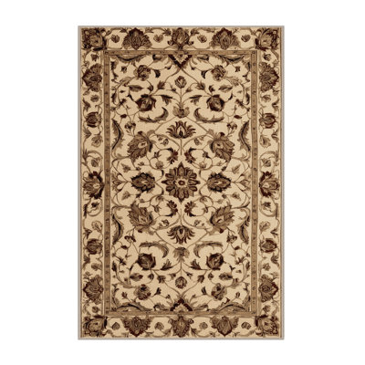 Tapis brun lavable à la machine