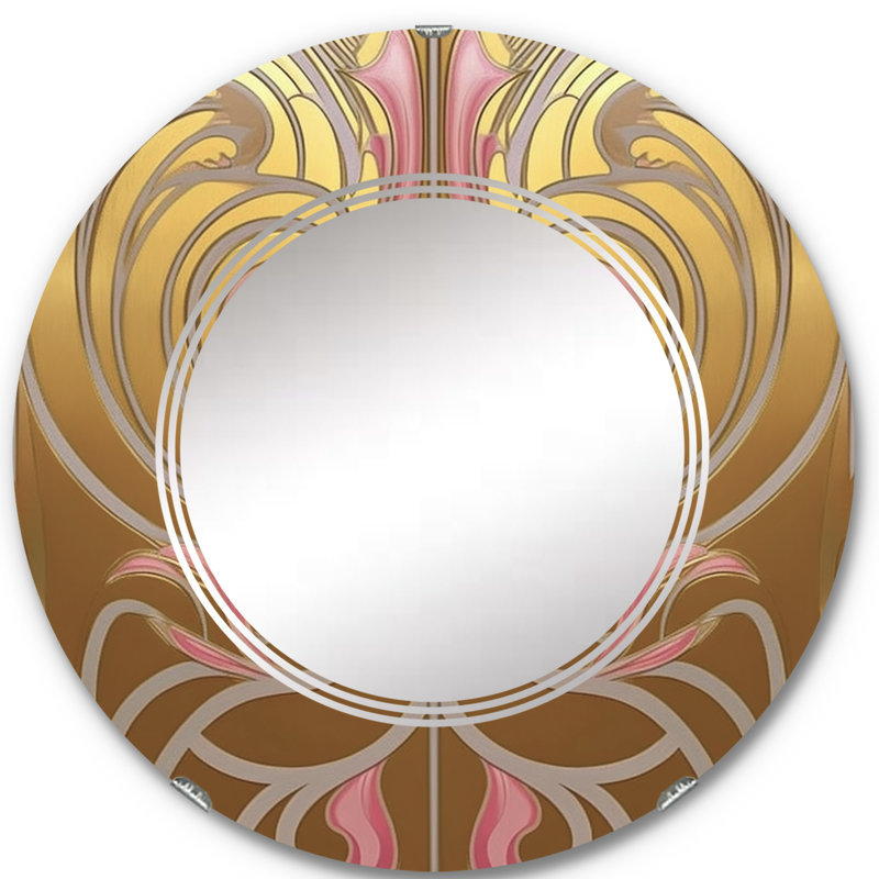 Miroir mural rond Ongar, 24 po x 24 po