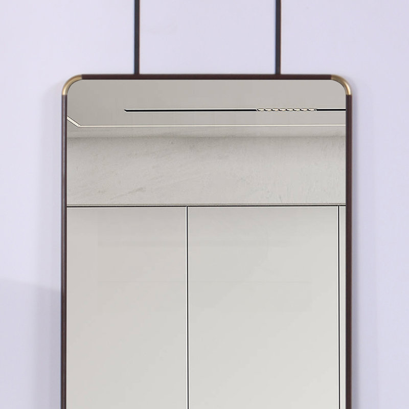 Miroir Kalianne, Noir, noir, noir, noir, 65" x 23.2"