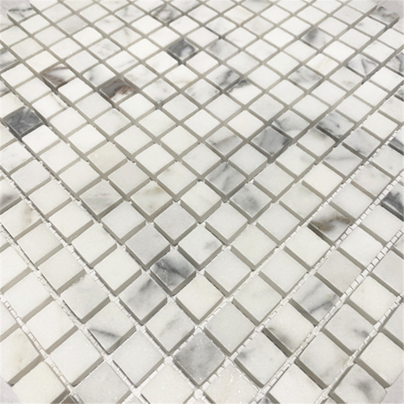Carreau de mosaïque en marbre 12 po x 12 po