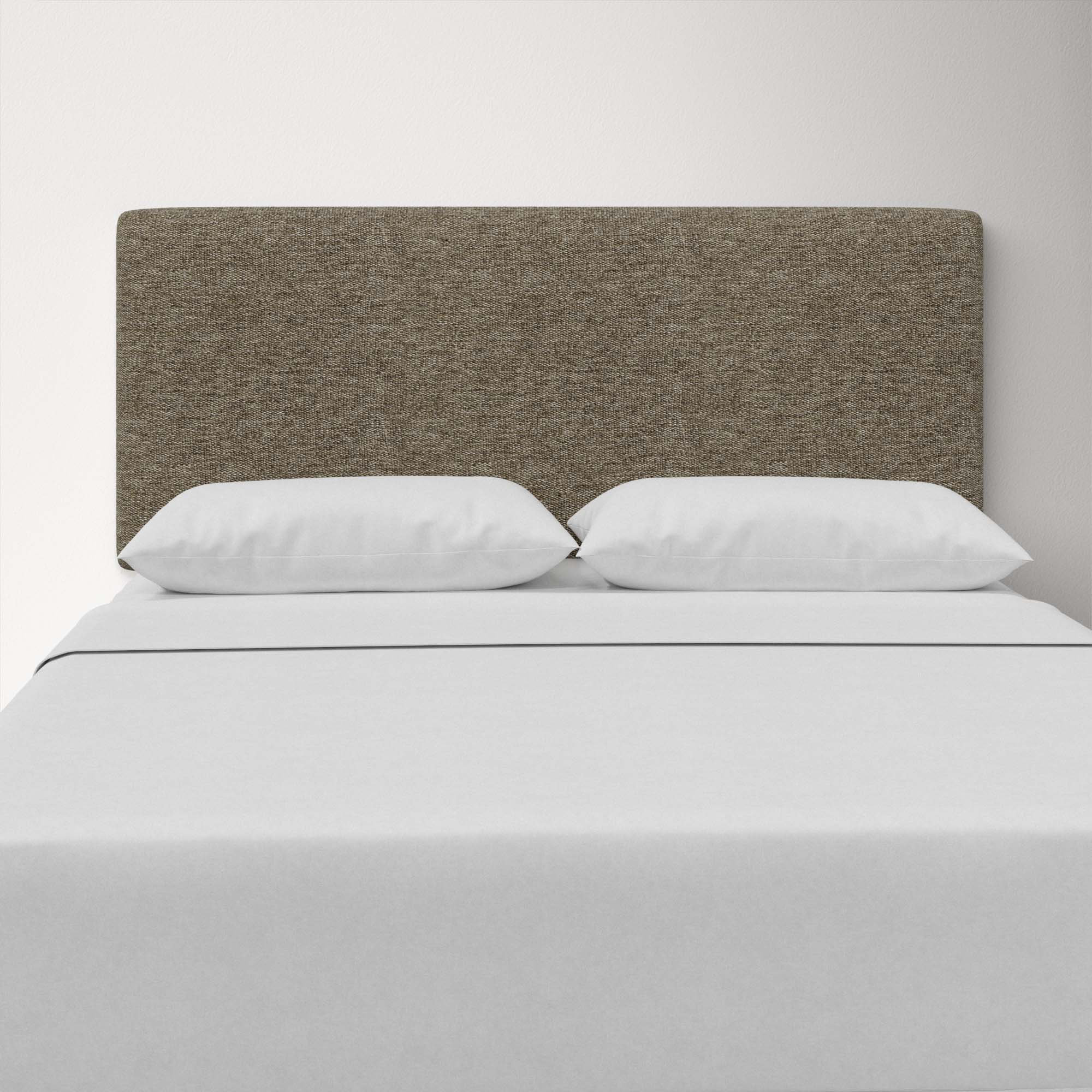 Eisley Upholstered Headboard, Twin, Milsap Granite Sustain® Tweed