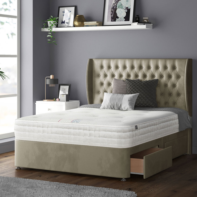 Mandalay Upholstered Headboard, Double (4'6), Coffee