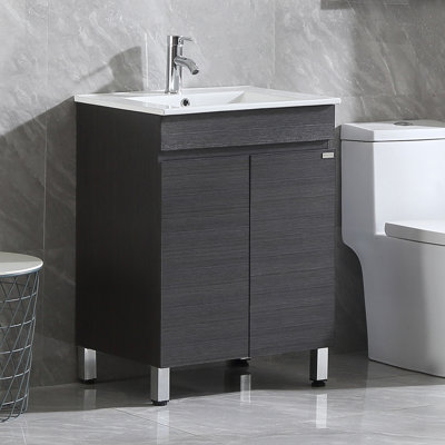 Ensemble de meuble-lavabo pour salle de bain simple 24 po Gasha