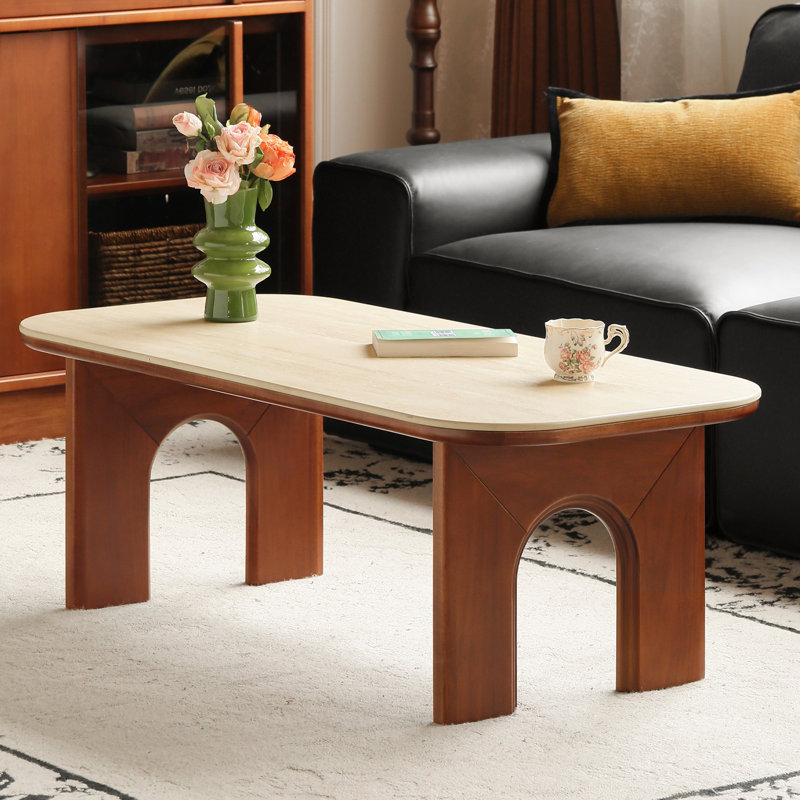 Solid Oak Coffee Table-Oak