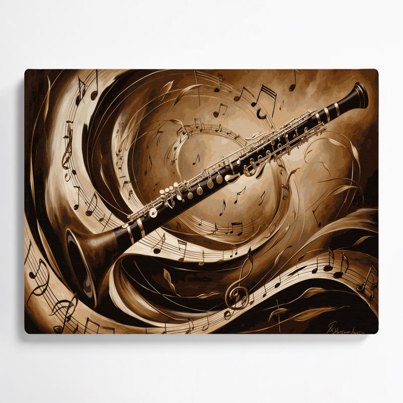 Art mural noir musique, H 16 po x l 20 po