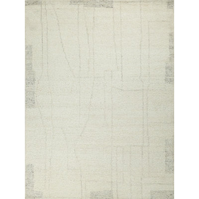 Kokomo Flatweave Wool Area Rug in Silver