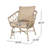 Style Outdoor Seating - , Upholstery, 28.45"W X 27.05"D 29.01"H, Assembly Required With Woven Spill- 27.05"W 28.45"D Included